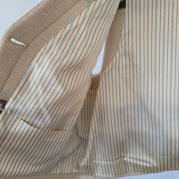 Vintage Aztec 80s Sleeveless Boho Patterned Wool Vest - Picture 10 of 10